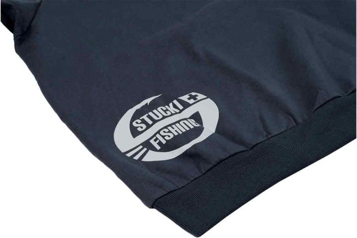Immagine prodotto Stucki Fishing Because Fanatics Hoodie Blau (M)