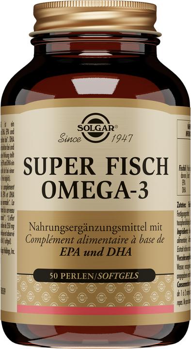 Produktbild Solgar Fisch Omega-3 Perlen (neu) (60 Stück, Kapseln, 241 g)
