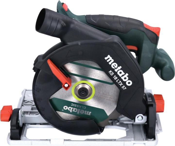 Actual product image Metabo KS 18 LTX 57 Cordless circular saw 18 V 165 x 20 mm ( 601857840 ) + 2x 10.0 Ah battery + charger