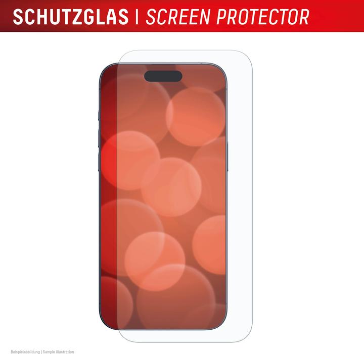 Actual product image Displex Real Glass, 2D Panzerglas + Handyhülle (1 Piece, Apple iPhone 16 Pro Max)