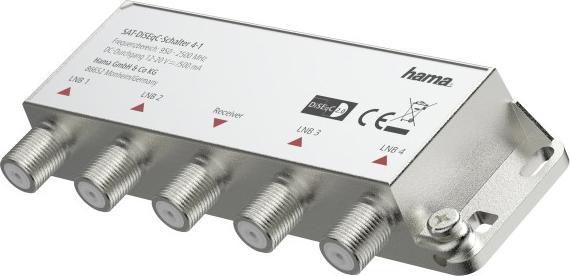 Image du produit Hama Commutateur SAT-DiSEqC 4-1 (DiSEqC)