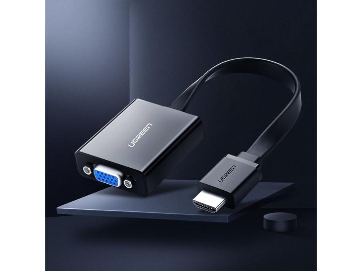 Produktbild Ugreen HDMI auf VGA Adapter Konverter mit Audio Support 1080P (HDMI, 16 cm)