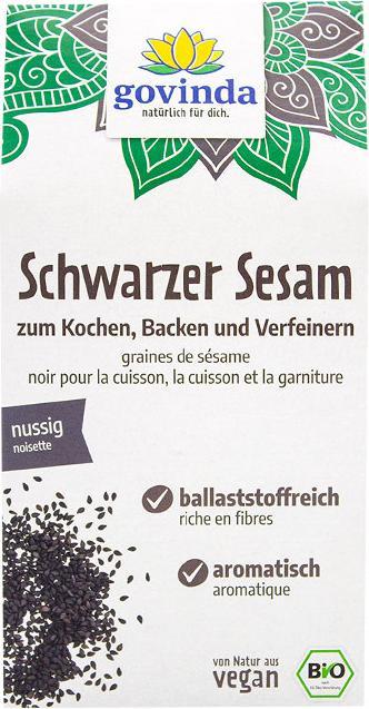 Produktbild Schwarzer Sesam Bio (200 g)