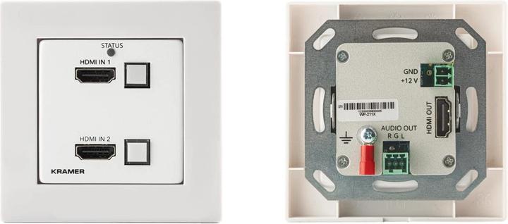 Produktbild WP-211X/EU-80/86 W Wall-Plate Auto-Switcher 2 1 4K HDR HDMI (2 Ports)