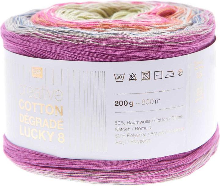 Produktbild Rico Design Creative Cotton Dégradé Lucky 8, 200 g, ca. 800 m (800 m)