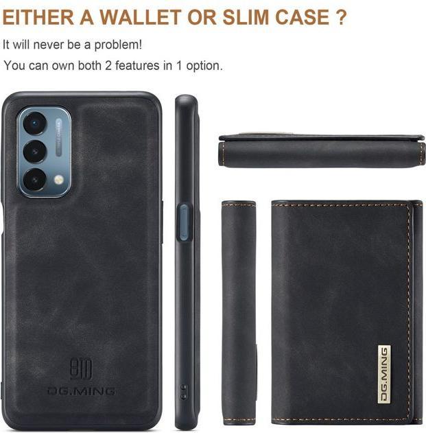 Actual product image Dg.Ming M1 Series Hardcase with Detachable Wallet (OnePlus North N200 5G)