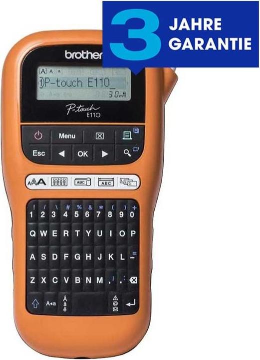 Actual product image Brother P-touch PT-E110