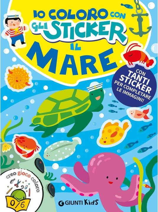 Immagine prodotto Io Coloro Con Gli Stickers. Il Mare