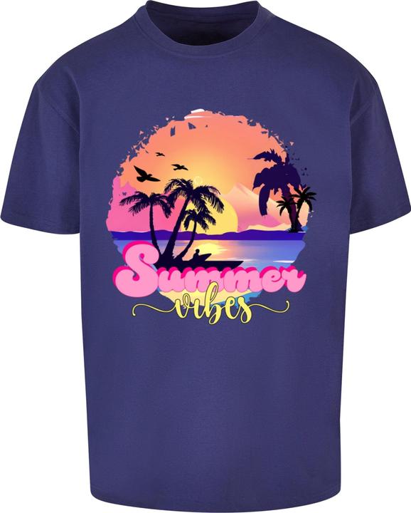 Actual product image Merchcode Summer Vibes Sunset Heavy Oversized Tee - 117175 (XXL)