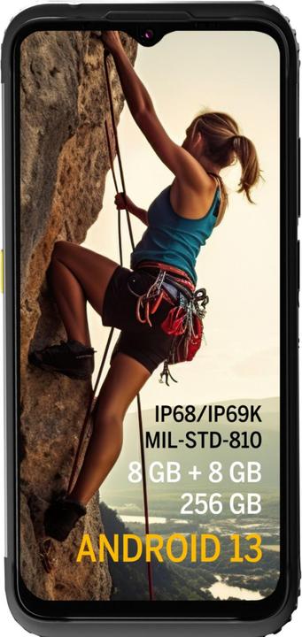 Actual product image Bea-Fon AGM MOBILE H6 Rugged smartphones (256 GB, Black, 6.56", Dual SIM, 50 Mpx, 4G)