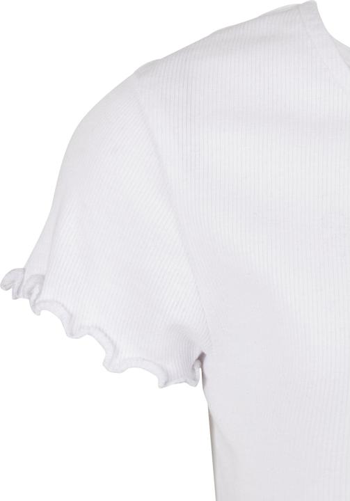 Actual product image Urban Classics Ladies Cropped Button Up Rib Tee (4XL)