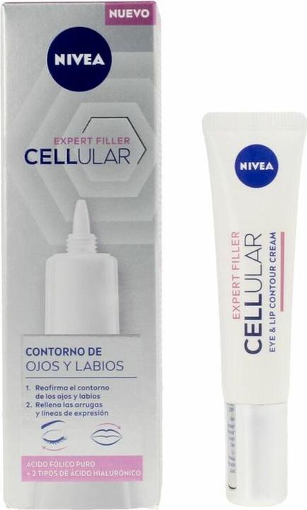 NIVEA Cellular Filler Contorno Ojos y Rellenador Labios 15ml (15 ml)