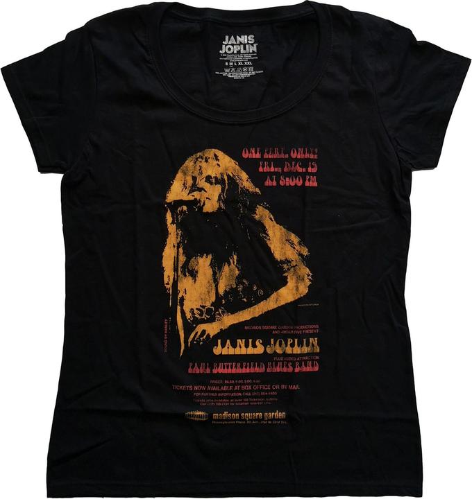 Actual product image Janis Joplin Madison Square Garden (Girlie) (M)