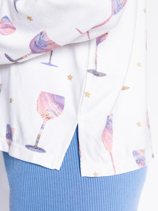 Produktbild Pj Salvage Pyjamaoberteil IT’S A WINEFUL LIFE (L)