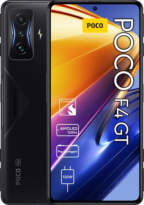 Produktbild Xiaomi Poco F4 GT (128 GB, Stealth Black, 6.67", Dual SIM, 5G)