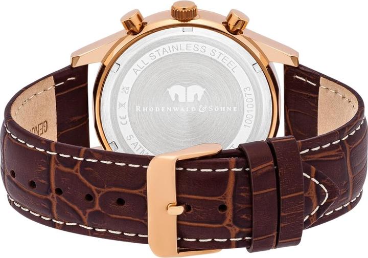 Immagine prodotto Cronografo da uomo Goodwill in vera pelle marrone scuro - 4410 (Cronografo, 45 mm)