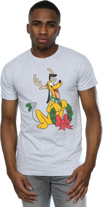 Immagine prodotto Disney Pluto Christmas Reindeer Maglietta Uomo (4XL)