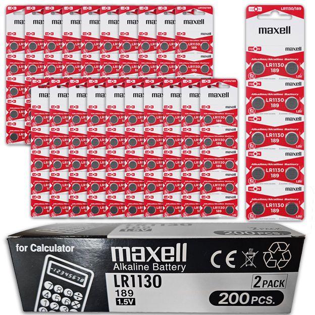 Image du produit Maxell LR1130 (LR54) (200 pcs, AG10, 45 mAh)