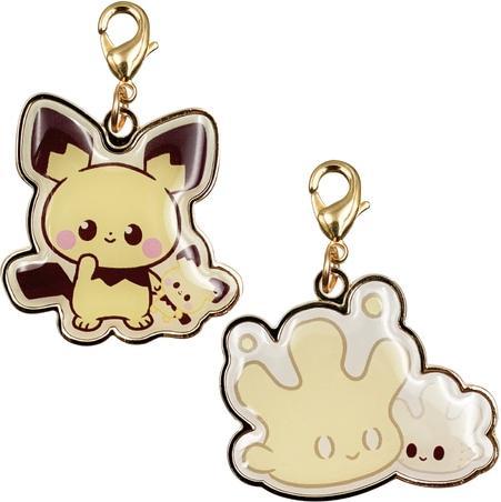 Pokémon Metal Charm Set Pichu & Milcery