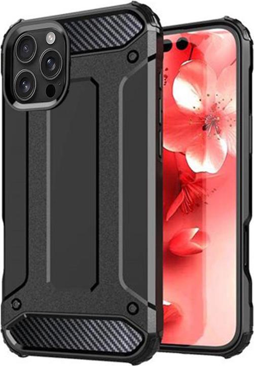 Produktbild Techsuit - Hybrid Armor - iPhone 16 Pro Max - Black (Apple iPhone 16 Pro Max)
