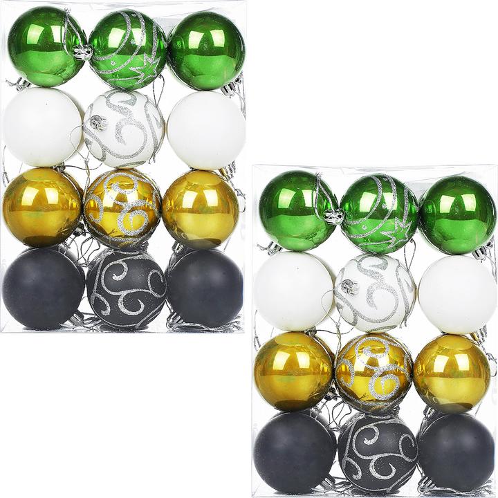 Actual product image Casaria Christmas baubles (1 -part)