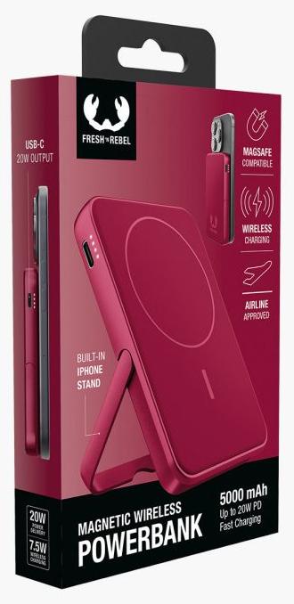 Produktbild Fresh'N Rebel Magnetic Wireless Powerbank (5000 mAh, 20 W, 18.50 Wh)