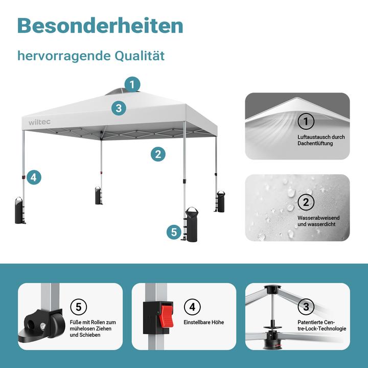 Actual product image Wiltec Pop up (300 cm, 300 cm)