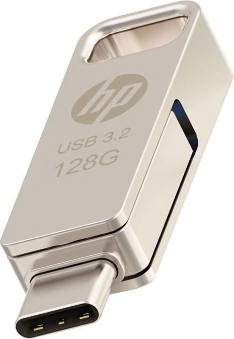 Actual product image PNY USB 3.2 HP 128GB X206C OTG TYPE-C METAL (128 GB, USB-A, USB-C)