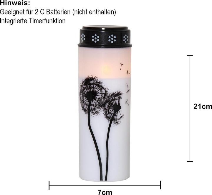 Image du produit Star Trading Lumière funéraire LED Dandelion (1 x)