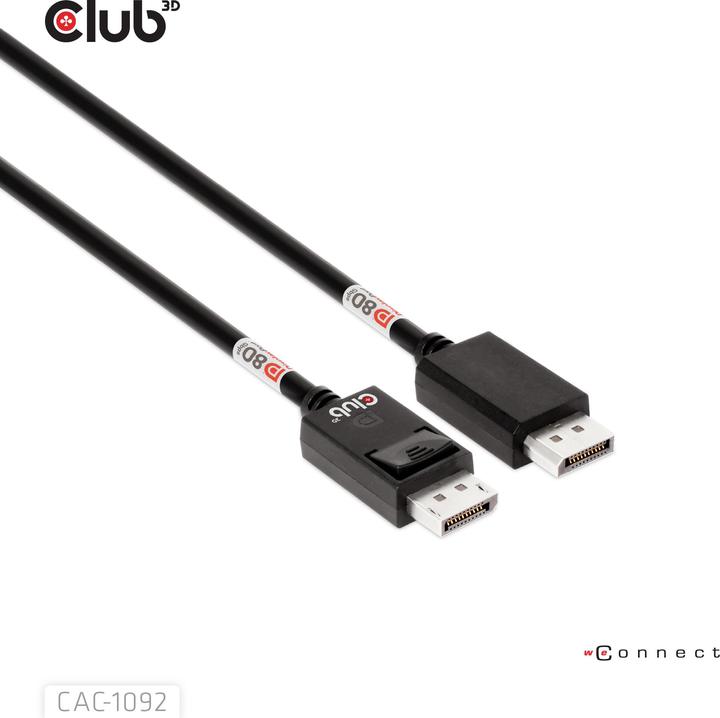 Image du produit Club 3D DisplayPort — DisplayPort (1.60 m, DisplayPort)