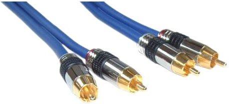 Productafbeelding InLine Cinch kabel AUDIO, vergulde stekkers, 2x Cinch (0.50 m, RCA)
