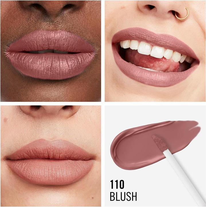 Actual product image Rimmel London Lasting Mega Matte Liquid Lip Colour (110 - Blush)