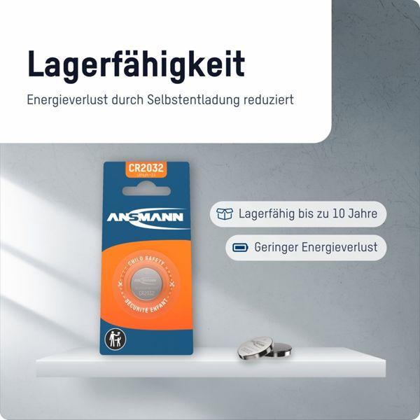 Immagine prodotto Ansmann Cr2032 (1 pz., CR2032, 245 mAh)