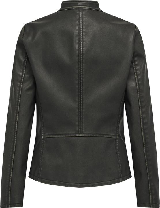 Image du produit Only Col en bande Veste de motard Veste en cuir synthétique (S)