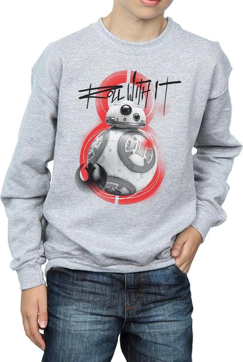 Produktbild Star Wars The Last Jedi BB8 Roll With It Sweatshirt Jungen (140, 146)