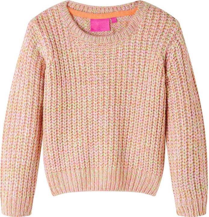 Produktbild VidaXL Kinderpullover Gestrickt Zartrosa 104,Material: 49 % Acryl (104)