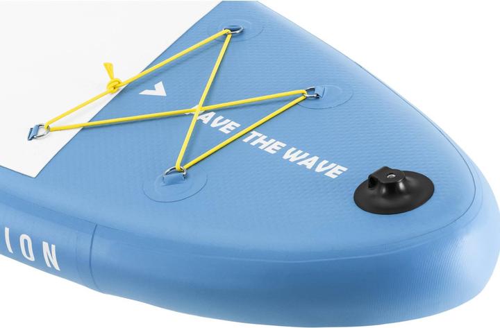 Produktbild Gymrex Stand Up Paddleboard SUP-Board aufblasbar 105 kg hellblau Doppelkammer (10'10")