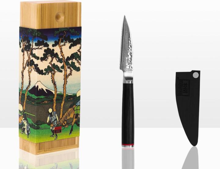 Actual product image Kotai Paring knife Damas Pakka (10 cm)