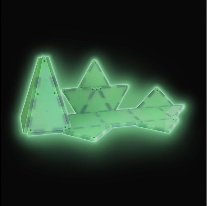 Actual product image Magna-Tiles Glow in the Dark Set (16 pieces)
