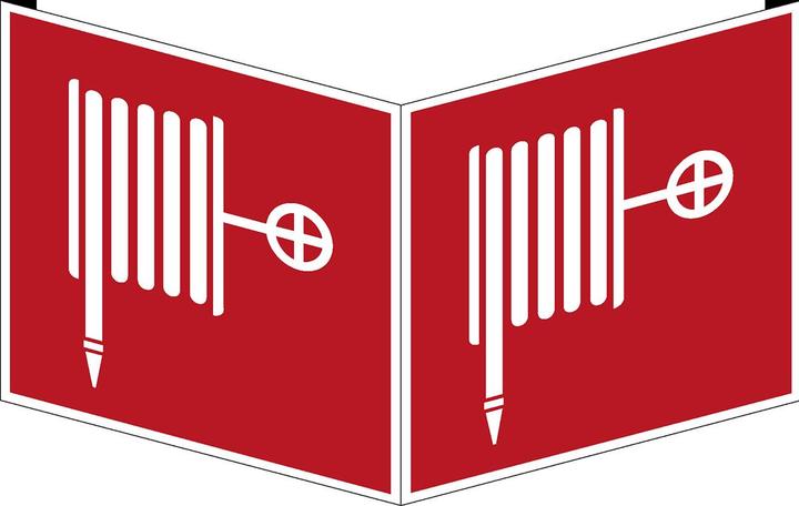 Image du produit Brady V 401-148X148-B0455, Enseignes en drapeau et en équerre - Tuyau d'incendie