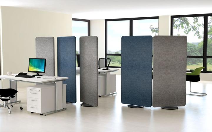 Immagine prodotto Kerkmann Parete mobile, ruotabile, alt. x largh. x prof. 1700 x 800 x 400 mm, grigio. (80 x 170 x 40 cm)