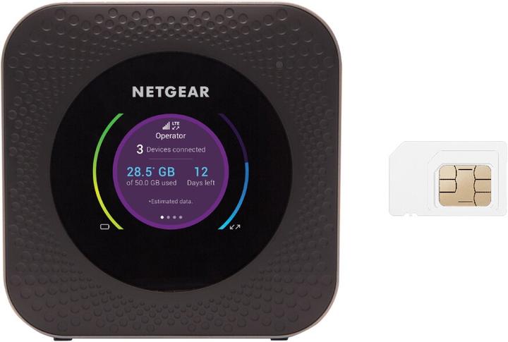 Produktbild Netgear Nighthawk M1 + digitec iot Daten Flat SIM-Karte (30 Tage unlimitiert 10 Mbit/s)