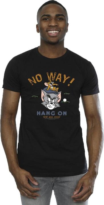 Immagine prodotto Tom & Jerry Hang On Golf Maglietta Uomo (4XL)