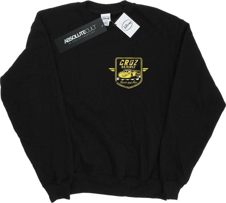 Disney Cars Cruz Ramirez Faux Pocket Logo Sweatshirt (L)