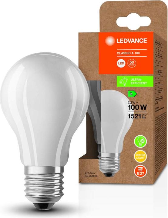Produktbild Ledvance Standard (E27, 7.20 W, 1521 lm, 1 x, A)