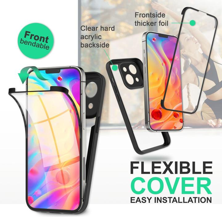 Produktbild Nalia Klare 360 Grad Hybrid Hülle (Apple iPhone 14)