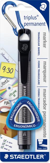Produktbild Staedtler triplus Permanentmarker schwarz