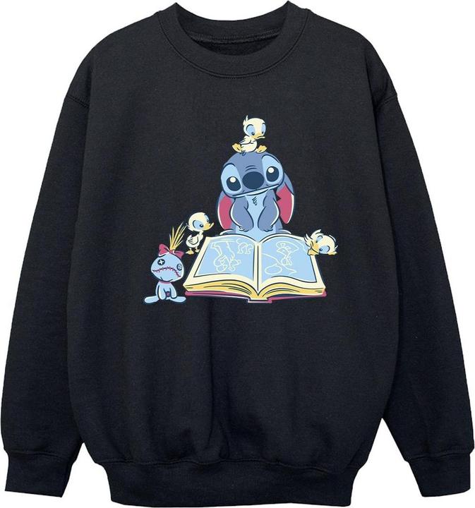 Disney Lilo & Stitch Reading A Book Sweatshirt Mädchen