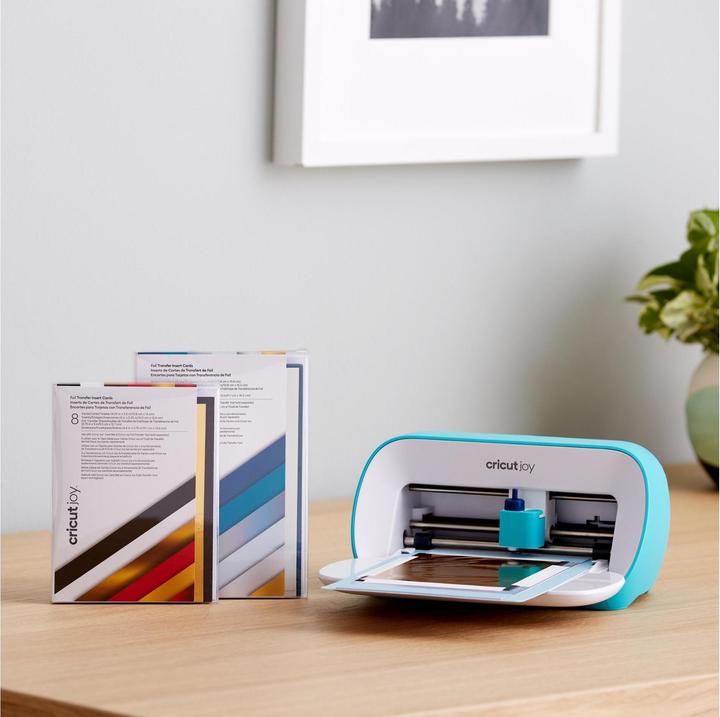 Actual product image Cricut Blank Card Joy 10.8 x 14 cm Transfer, Teal/Blue, 8 pieces (8 pcs.)