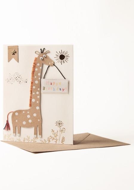 Produktbild Good Old Friends Kinder Karte Giraffe "Happy Birthday" von